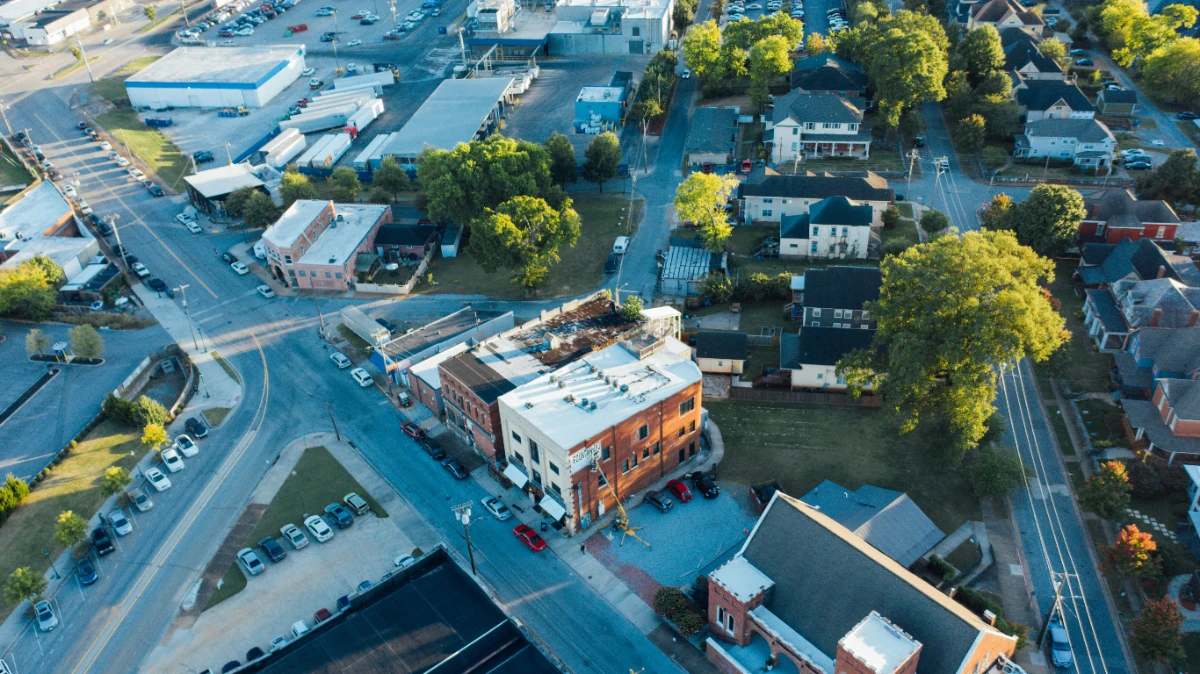 First Time Home Buyer Covington GA exploring a local neighborhood with a real estate agent